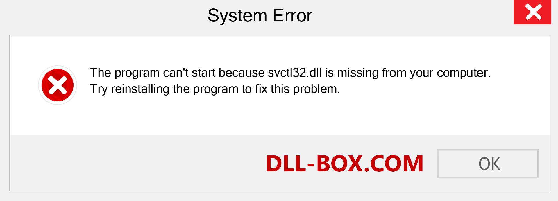  svctl32.dll file is missing?. Download for Windows 7, 8, 10 - Fix  svctl32 dll Missing Error on Windows, photos, images